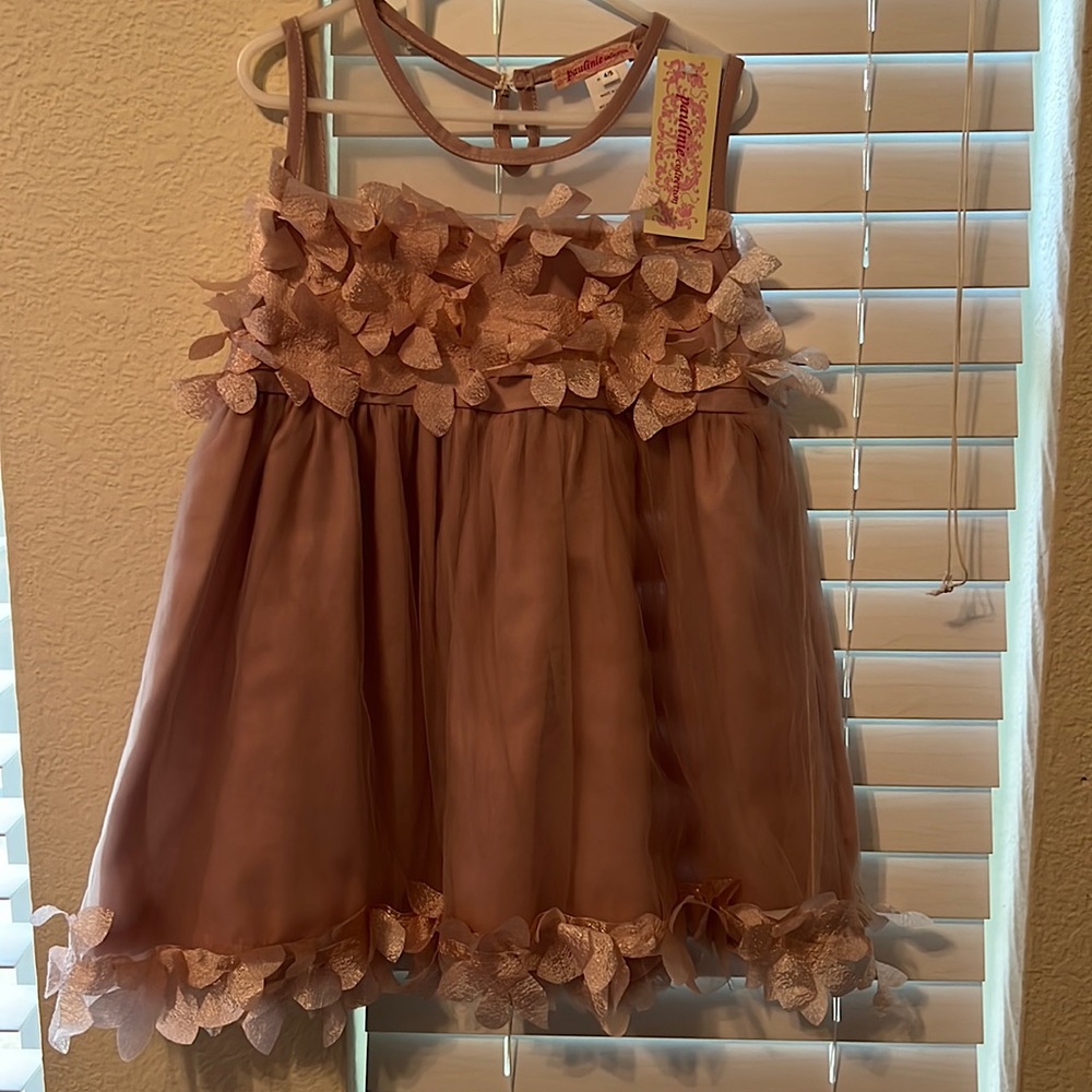NWT Pauline Collection Girls Dress, 4/5
